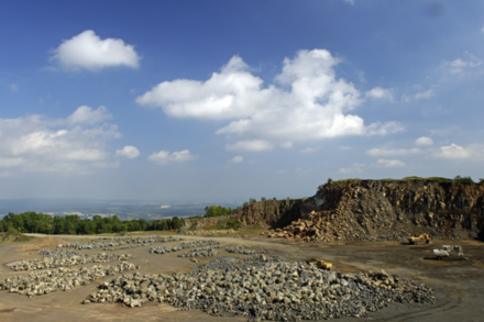 Pauliberg: Steinabbau